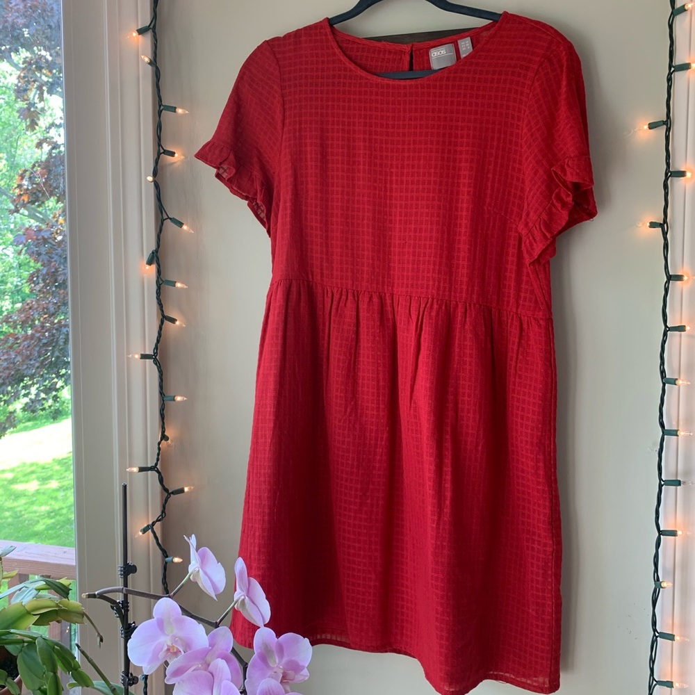 Vintage style red dress